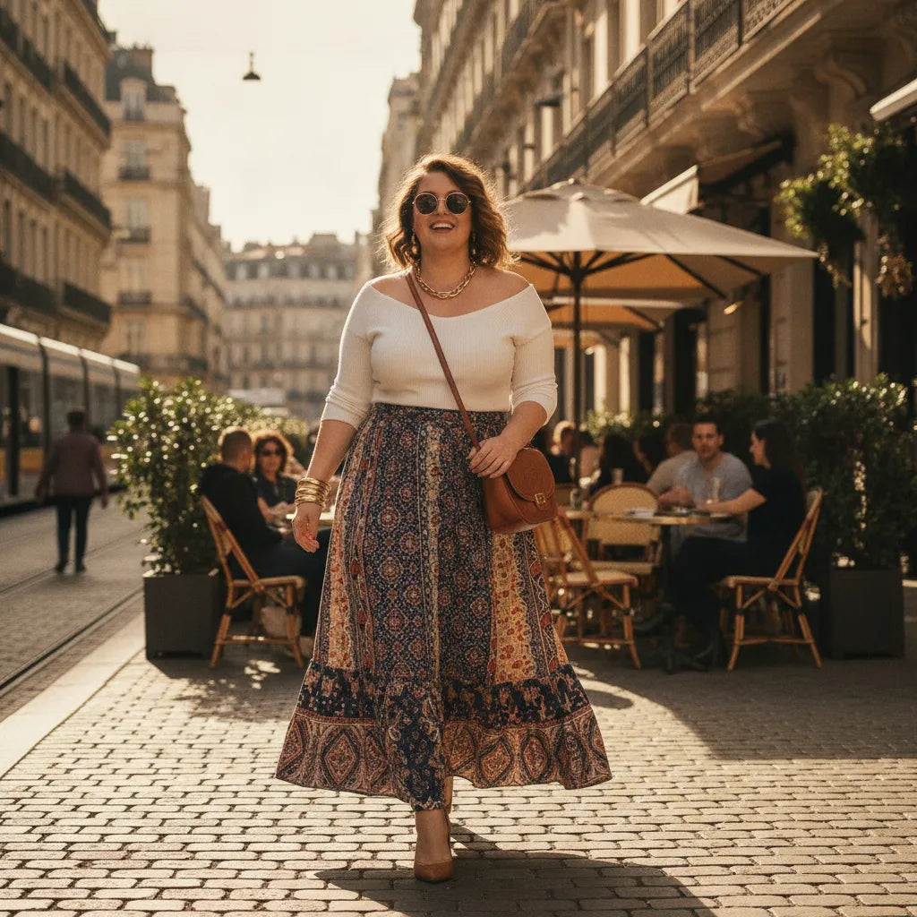 Jupe Longue Grande Taille | 7 Looks Élégants pour 2026