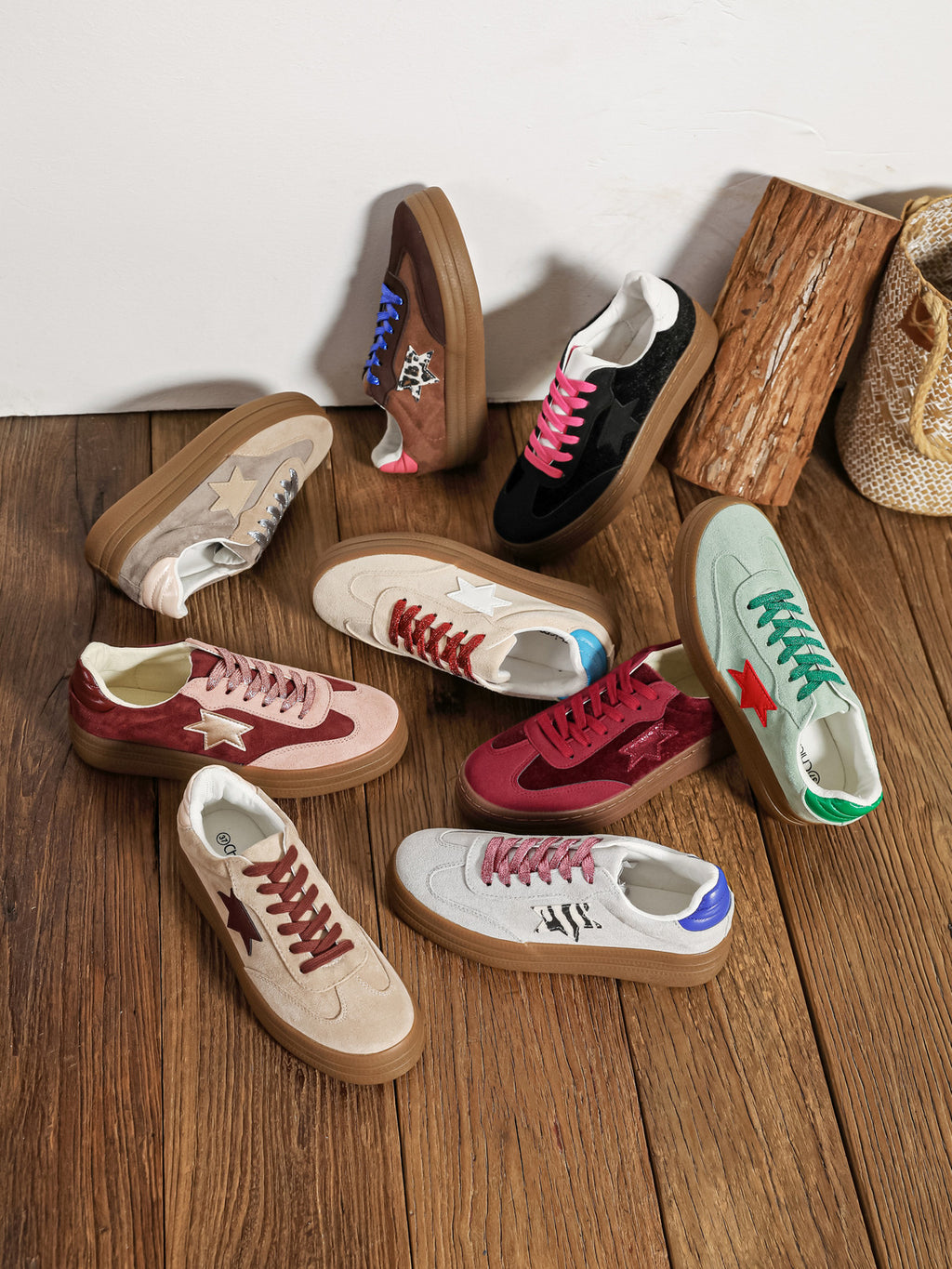 Basket à lacets