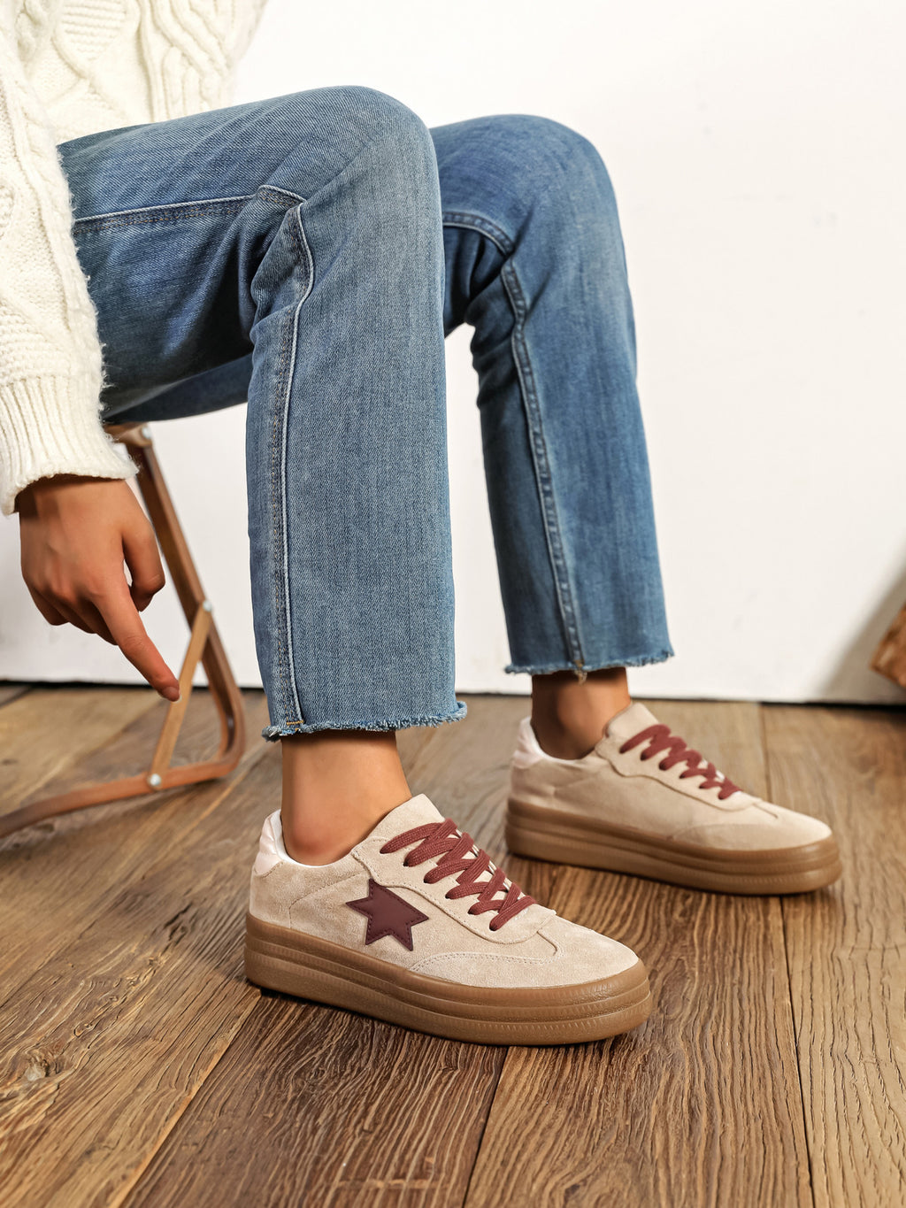 Basket à lacets