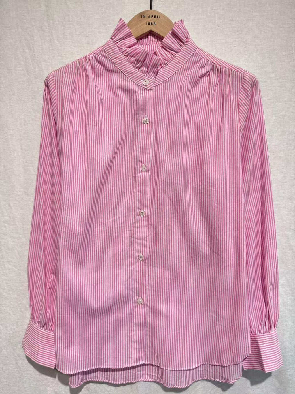 Chemise rayée élégante et intemporelle – Coupe ample, 100% coton