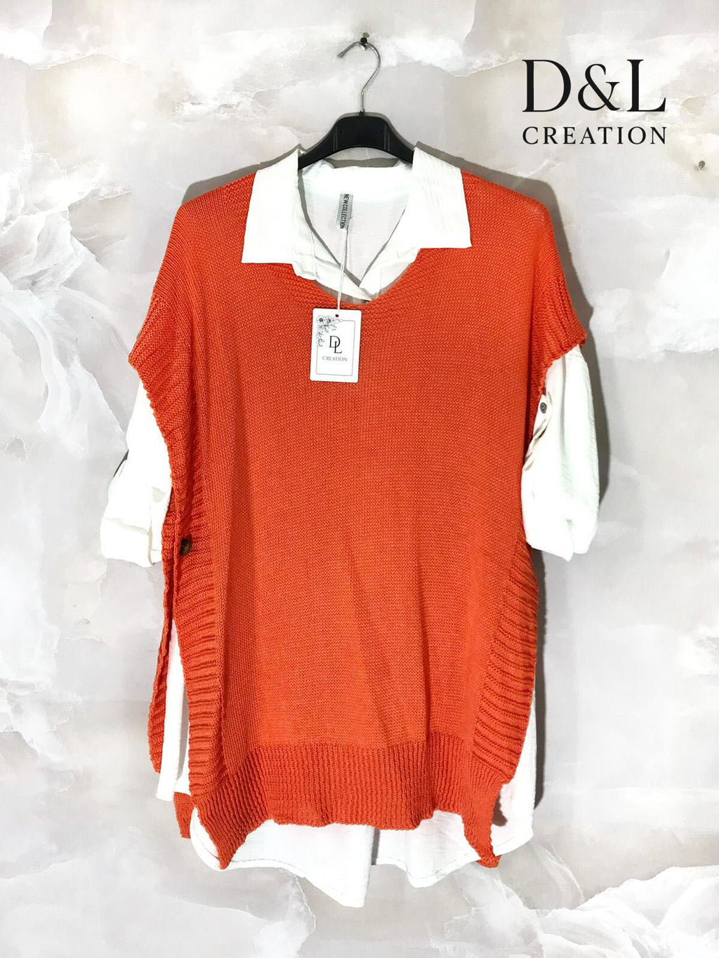 Duo Chemise & Top Coloré, 4 coloris au choix