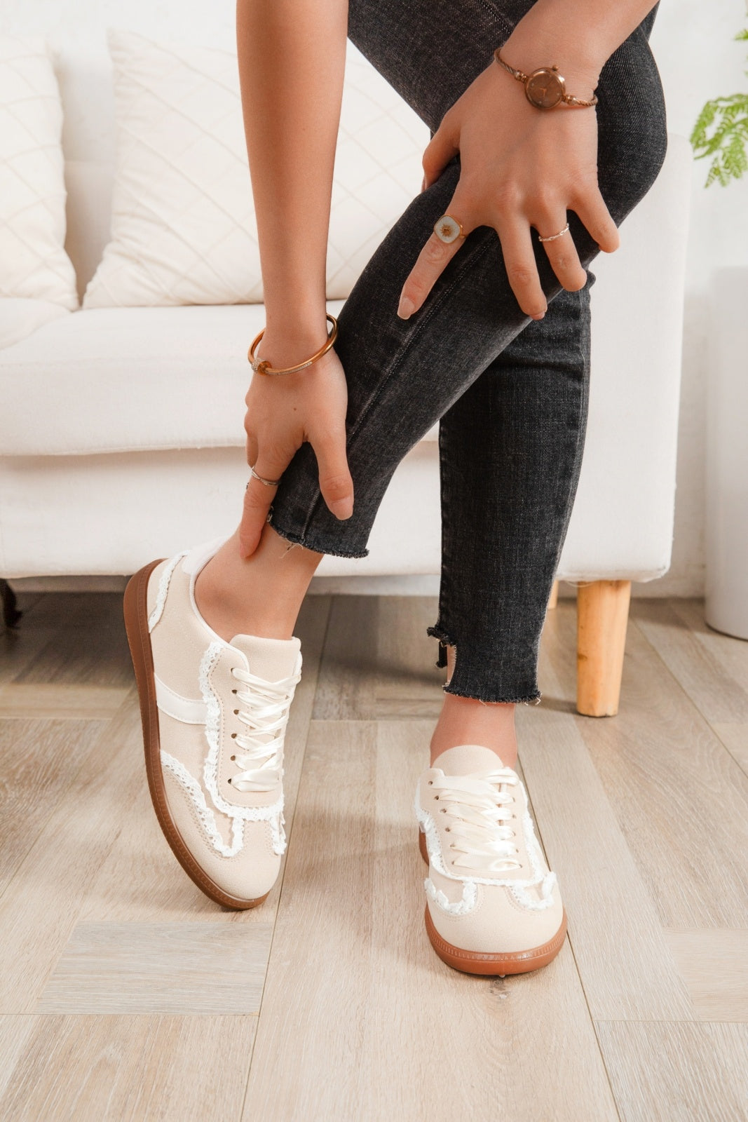 Basket d'été dentelle & rubans