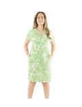 Robe Manches Courtes avec Poches – Confortable & Midi