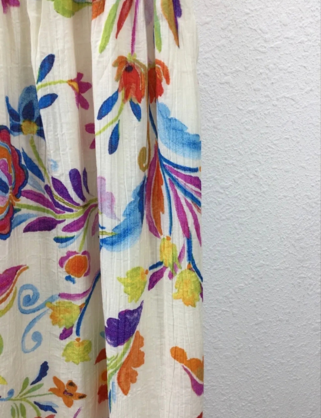 Robe imprimée doublée – Manches papillon