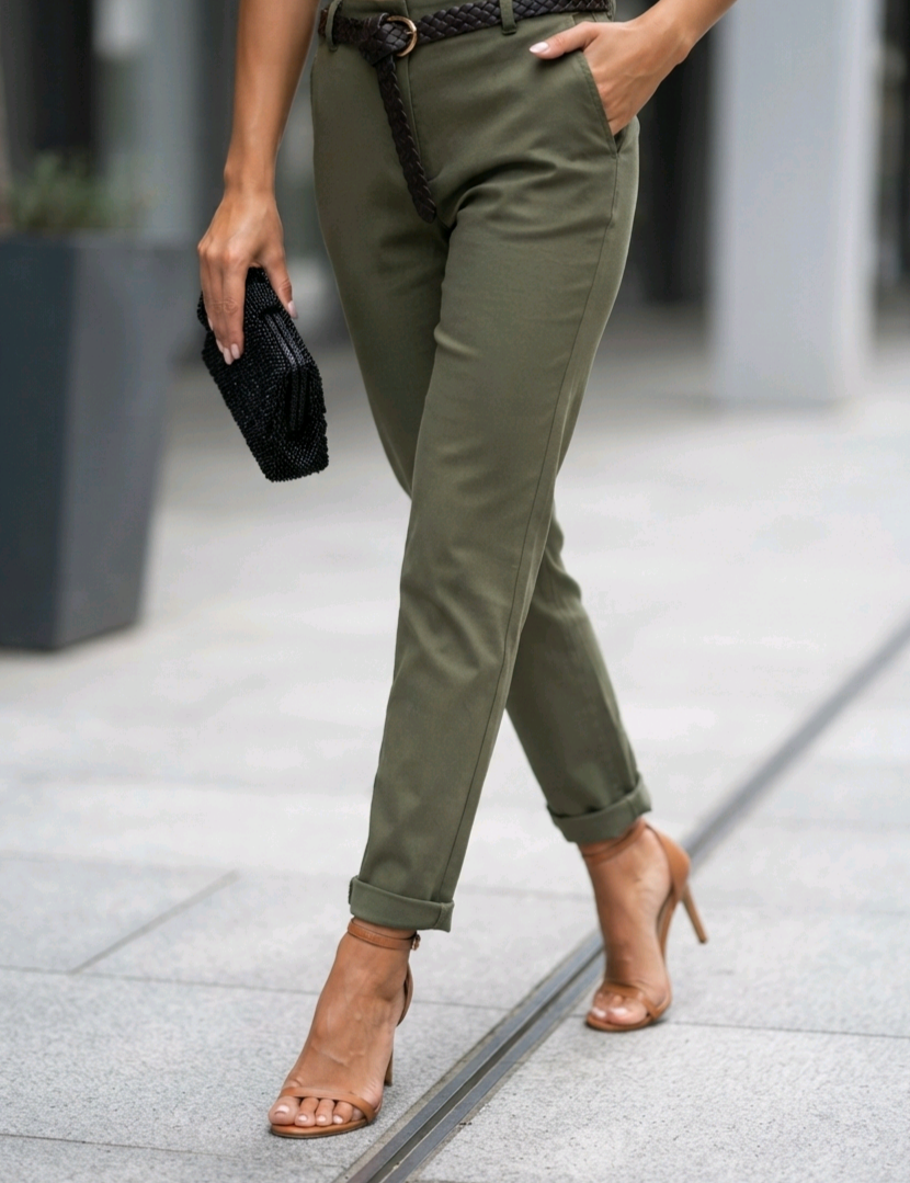 Pantalon avec ceinture