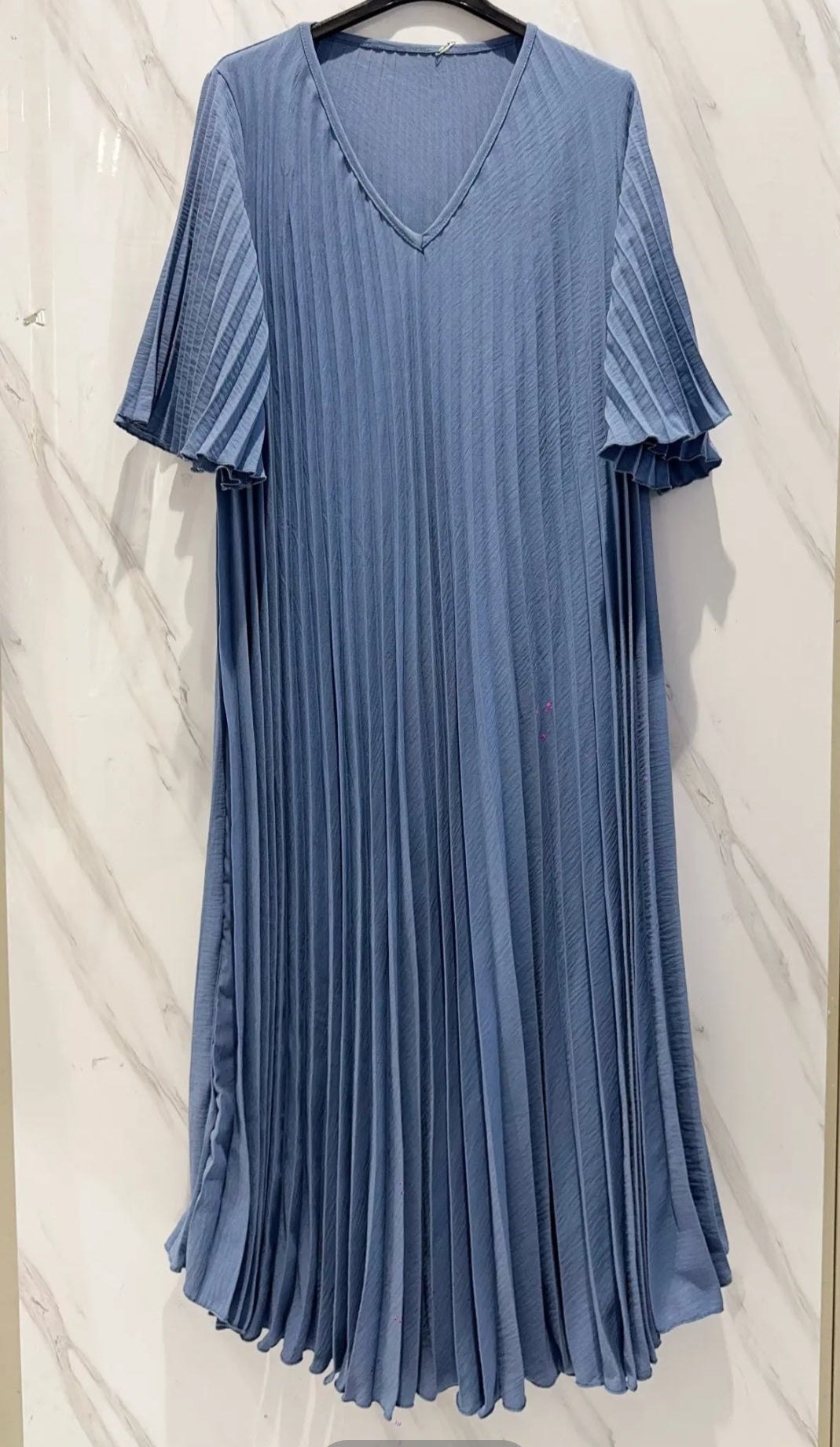 Robe plissée