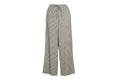 Pantalon rayé kaki et blanc