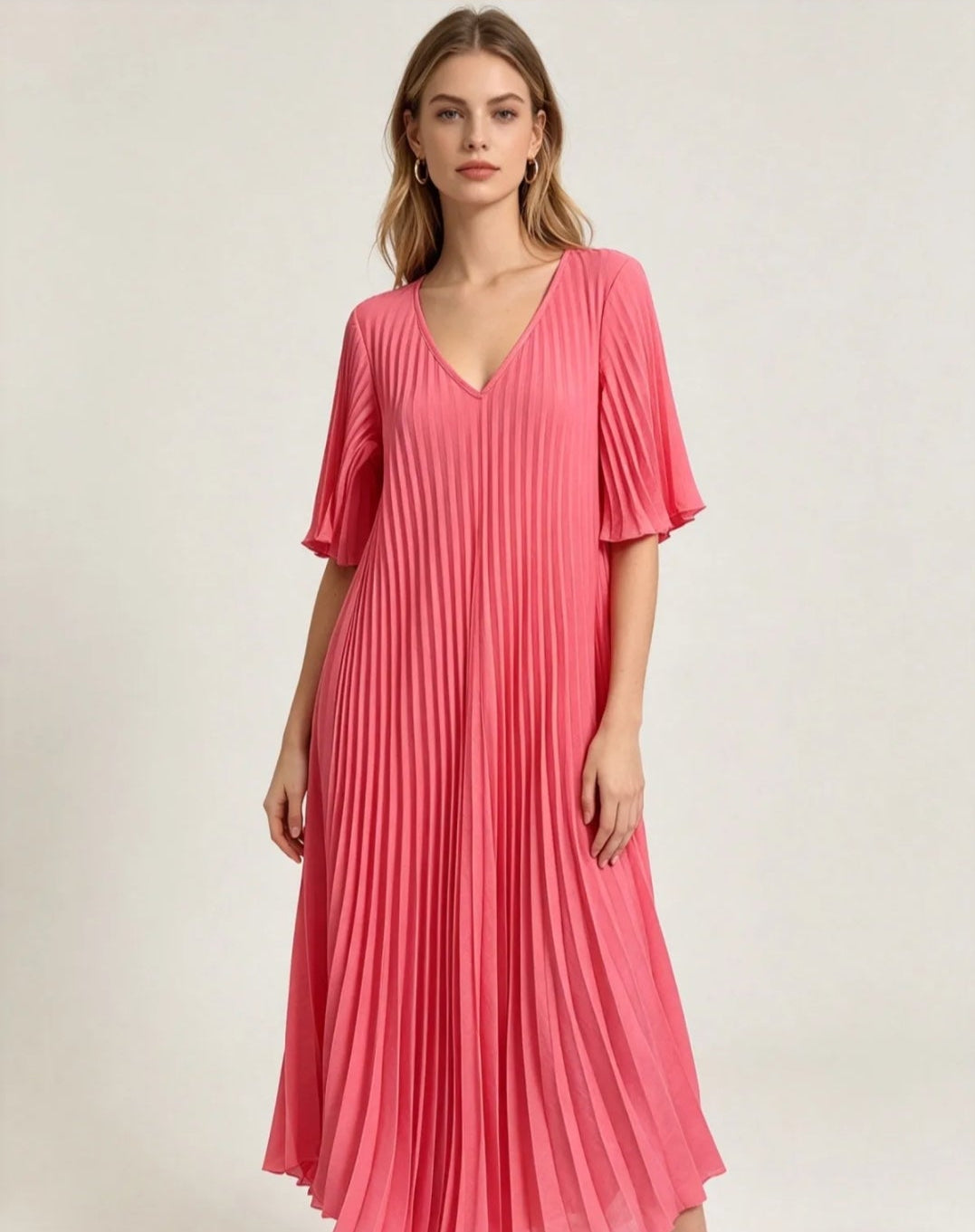Robe plissée