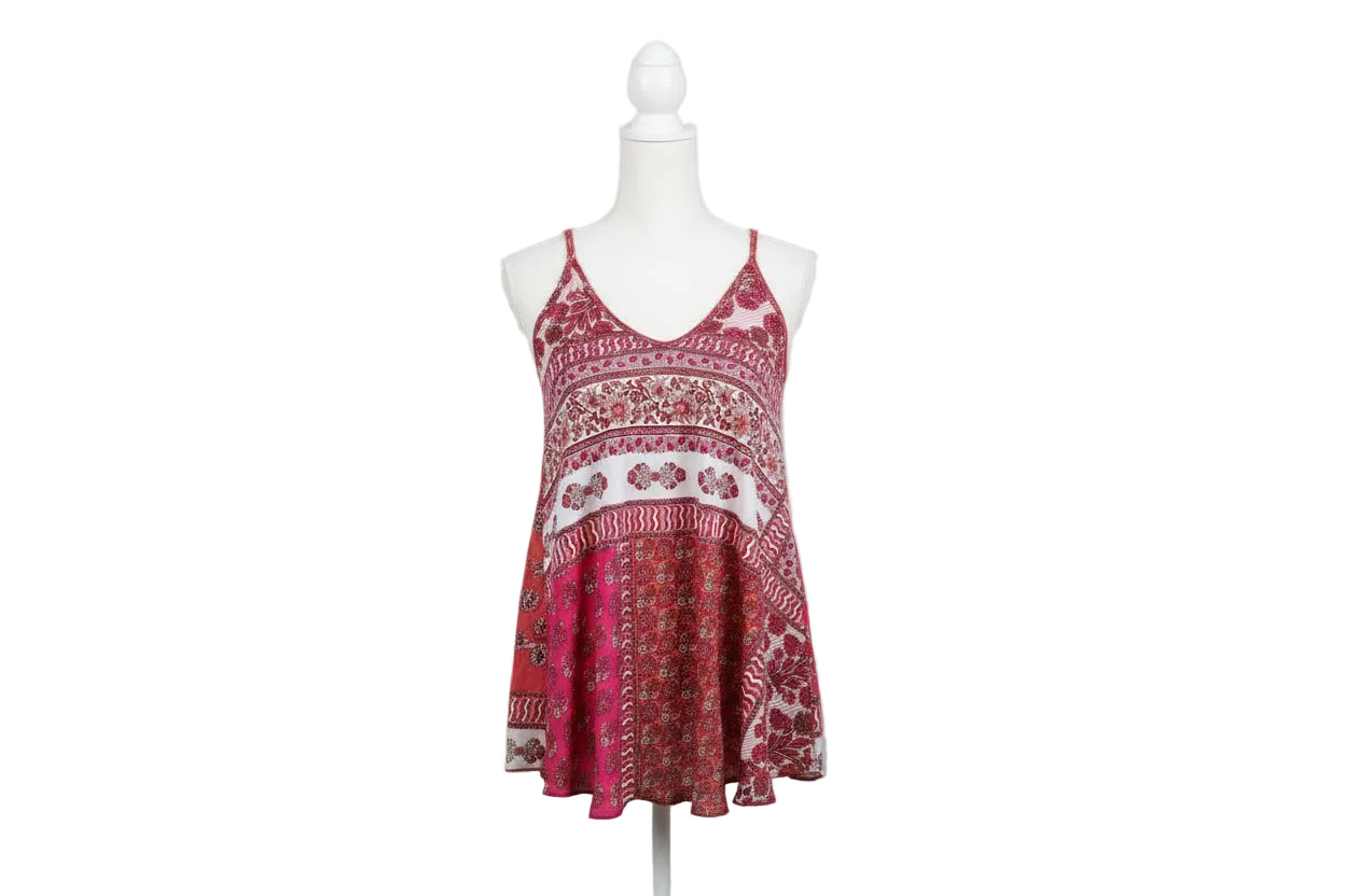 Top Léger et Fluide – Motifs Chamarés – LARAETHNICS