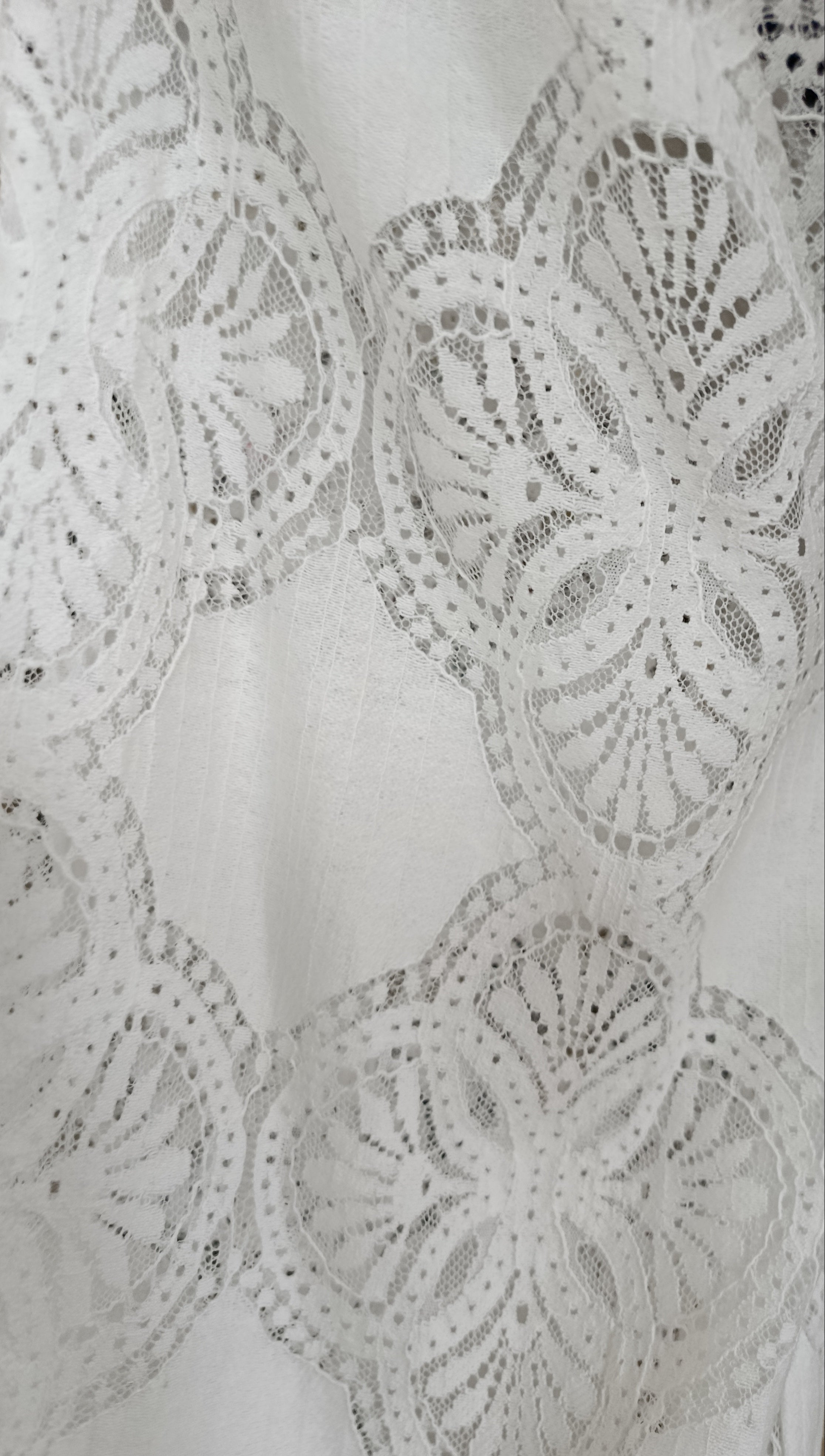 Tunique Longue Dentelle Ajourée