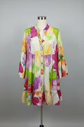 Robe floral en broderie
