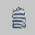 Marinière manches longues en coton recyclé – Love by MD , 2 coloris au choix