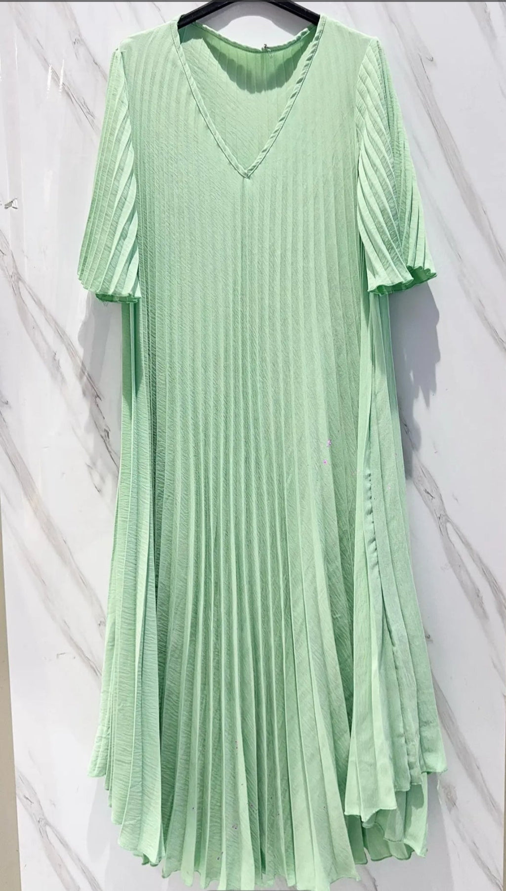 Robe plissée