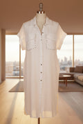 Robe chemise en lin