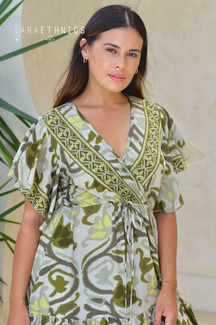 Robe Été Manches Papillon LARAETHNICS